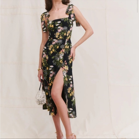 NWT Reformation Twilight Dress Sicilia - Picture 2 of 6